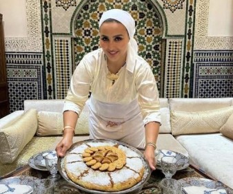 Cooking with Moroccan women