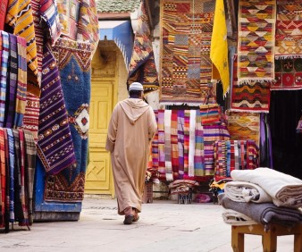 In the streets of old Marrakech
