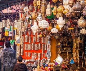 shopping in the souks of Marrakech